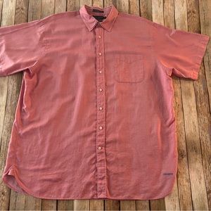 Daniel Cremieux mens short sleeve casual button down shirt | size Extra large